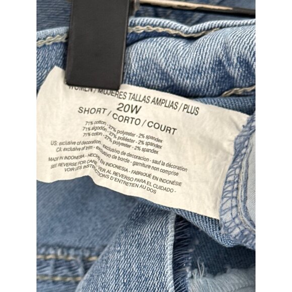 Gloria Vanderbilt Amanda Jeans Women’s 20W Short Straight Leg Light Wash Denim - Picture 4 of 8